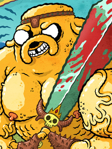 Michael Hacker Adventure Time - Canine the Barbarian