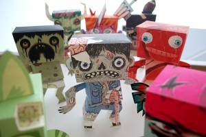 Michael Hacker Paper Zombie Toy