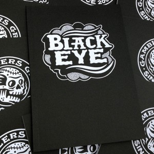 Black Eye book cover by Kev Grey
