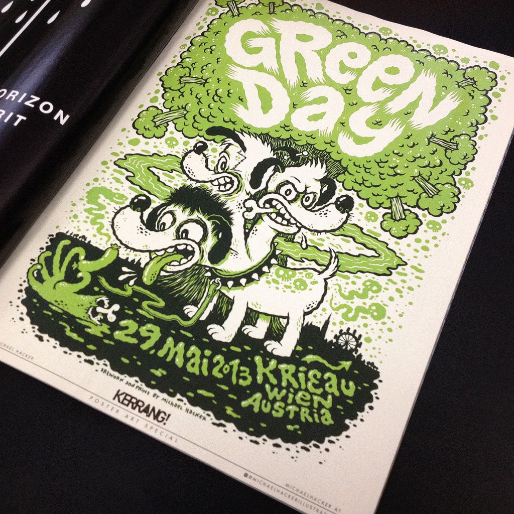 Kerrang Green Day poster