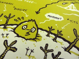 Michael Hacker The Twits poster after Roald Dahl