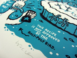 Michael Hacker The Twits poster after Roald Dahl
