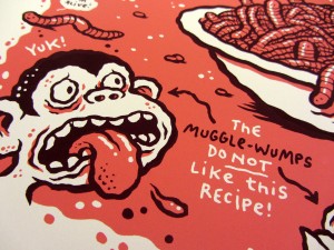 Michael Hacker The Twits screen print after Roald Dahl