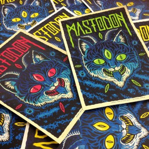 Mastodon Arena Vienna gig poster by Michael Hacker