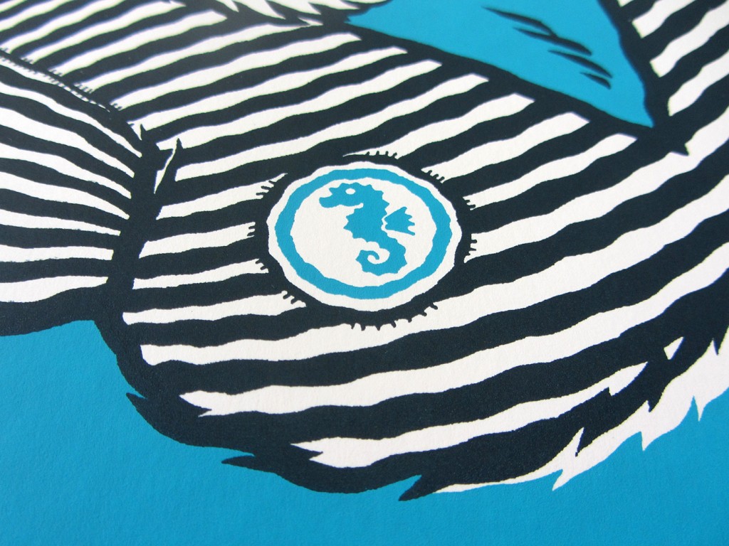 Screen printed gig poster for Beatsteaks at Gasometer Wien by illustrator and comic artist Michael Hacker