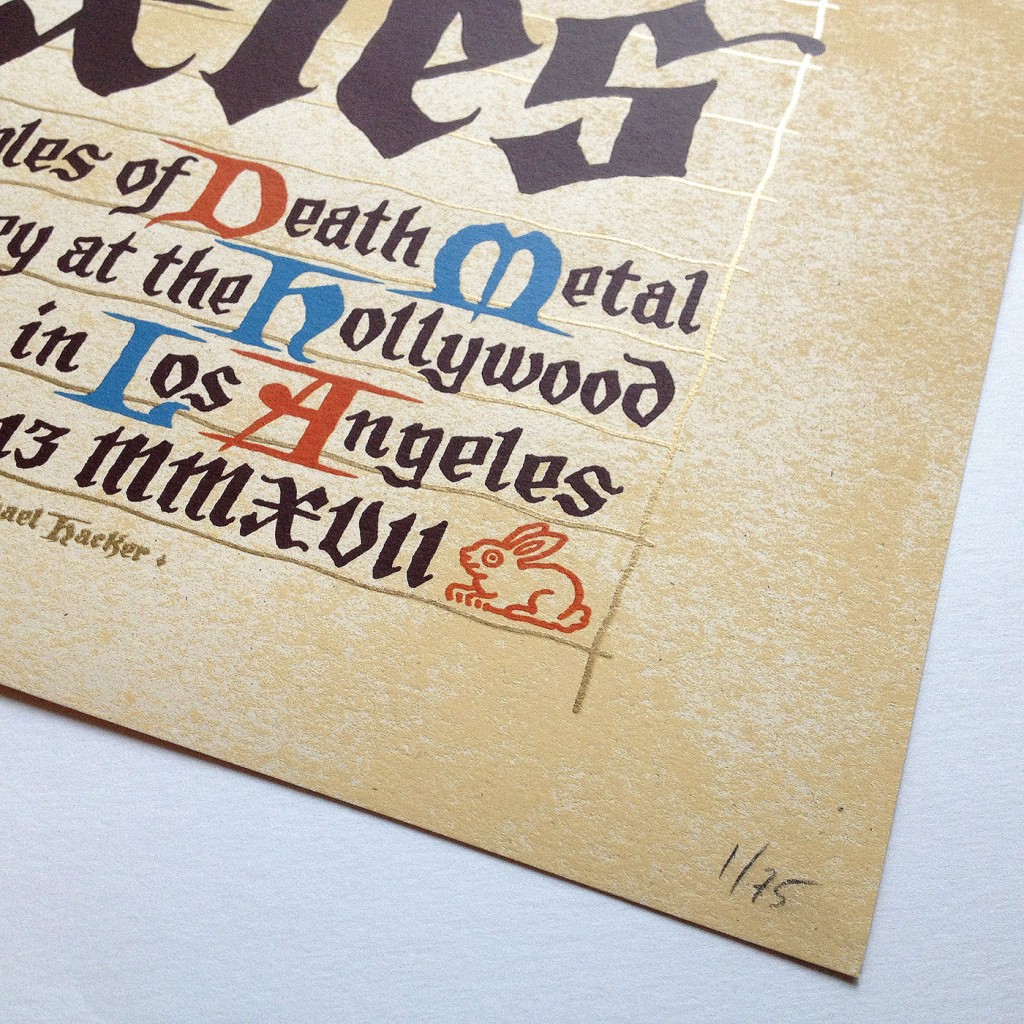 Pixies poster Hollywood Palladium