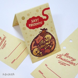 Christmas Gift Tag by Michael Hacker
