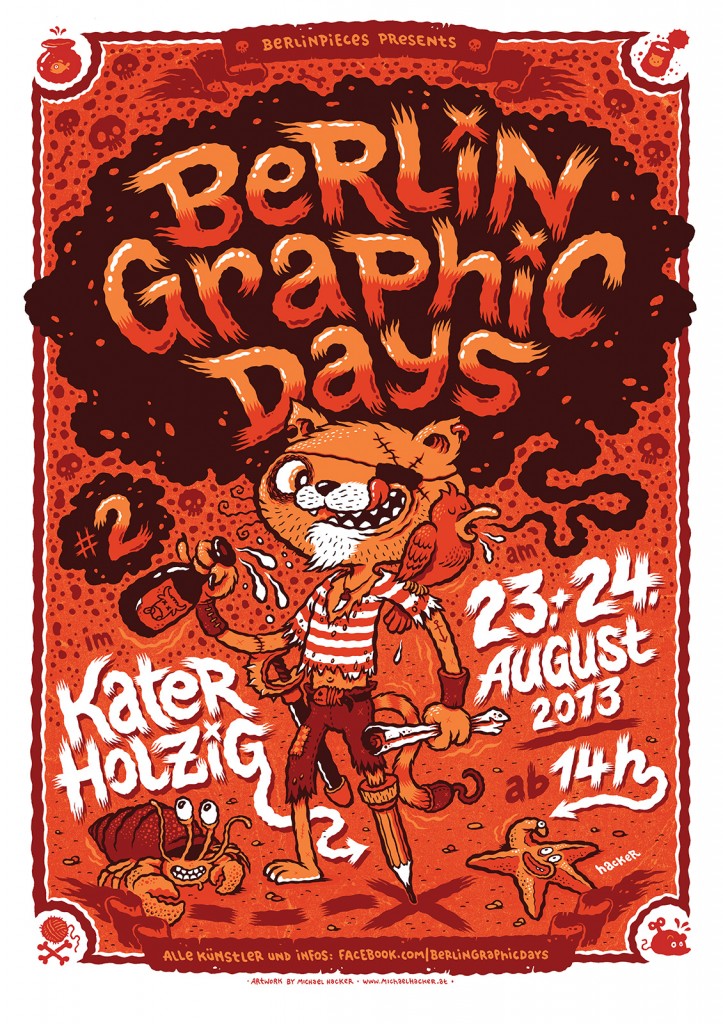 Michael Hacker for Berlin Graphic Days #2 at Kater Holzig