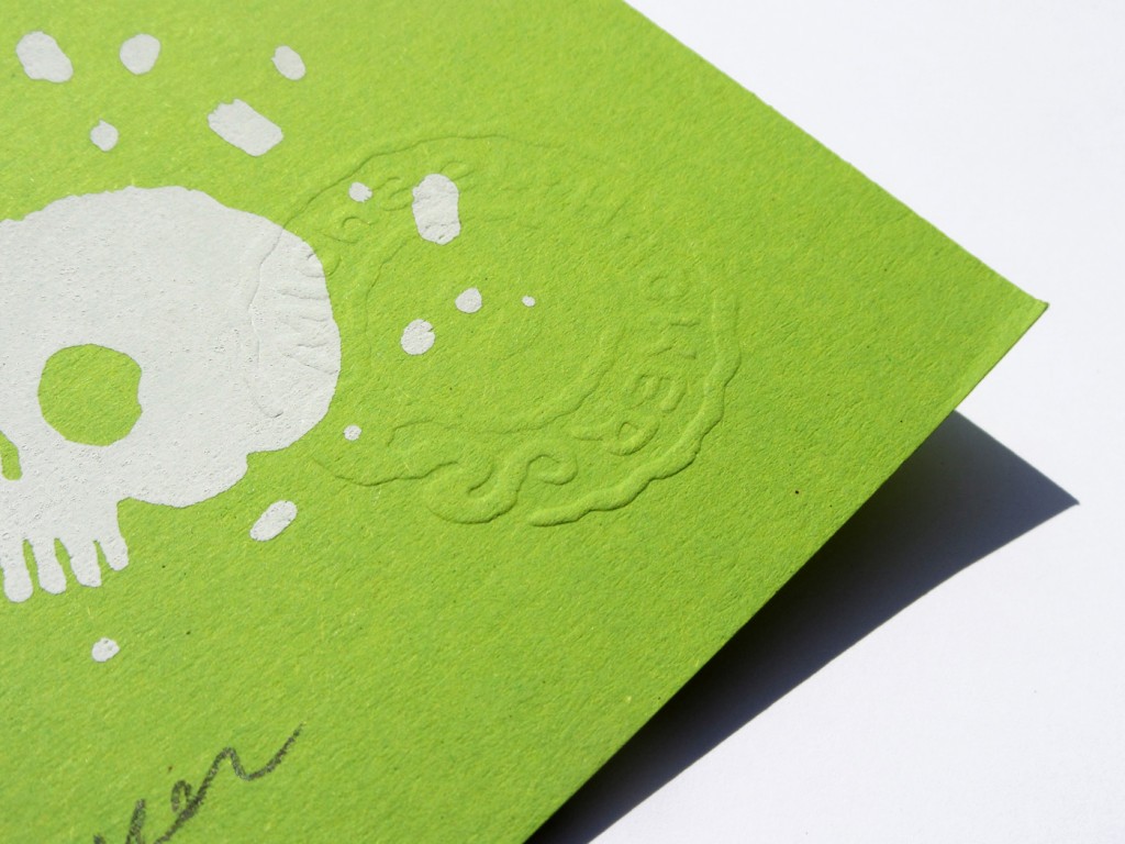 Screen printed gig poster for Black Cobra at Arena Wien by illustrator Michael Hacker