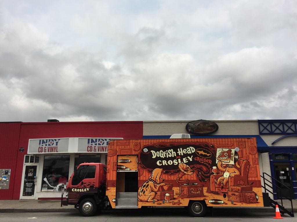 Dogfish Head x Crosley truck