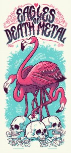EODM gig poster by Michael Hacker