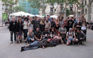 Flatstock 44 Barcelona group photo