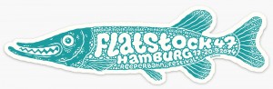 Hand cut screen print for Flatstock Europe poster convention in Hamburg by Michael Hacker