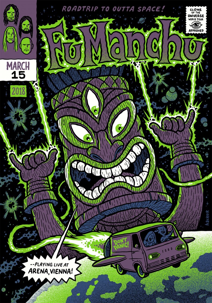 Fu Manchu Arena Vienna poster