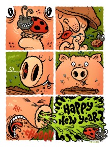 Happy New Year comic by Michael Hacker