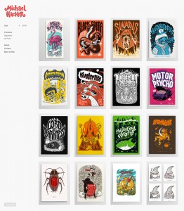 Michael Hacker bigcartel store shop