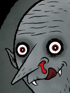 vampire illustration by Michael Hacker