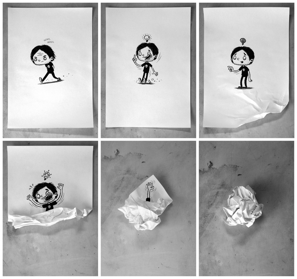 Michael Hacker Comic - What Happens to Ideas