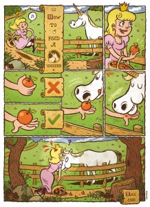 Unicorn comic by Michael Hacker