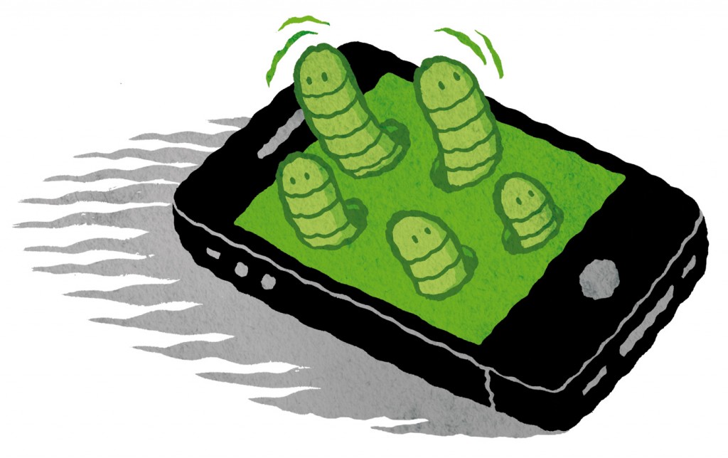 Cyberwar - editorial illustration by Michael Hacker for Datum magazine