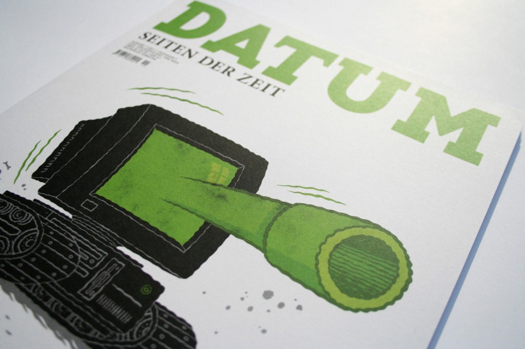 Cyberwar - editorial illustration by Michael Hacker