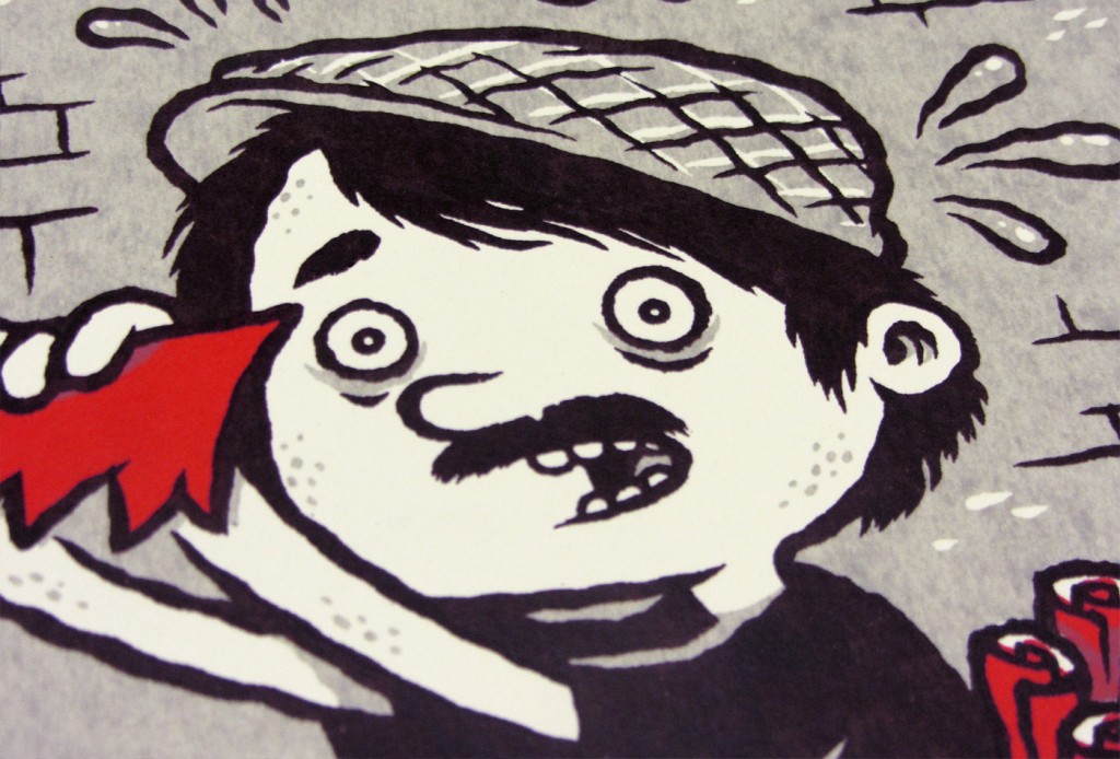 Screen print for Flatstock poster convention at Primavera Sound in Barcelona by Michael Hacker