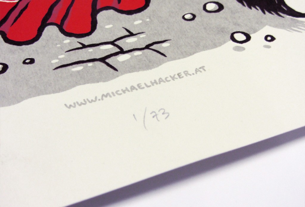 Screen print for Flatstock poster convention at Primavera Sound in Barcelona by Michael Hacker