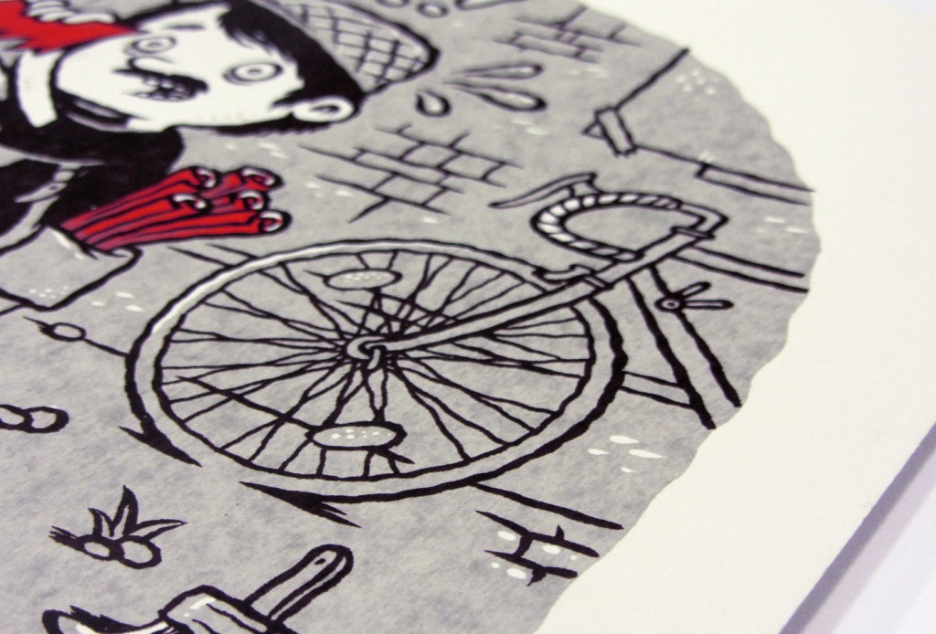 Screen print for Flatstock poster convention at Primavera Sound in Barcelona by Michael Hacker