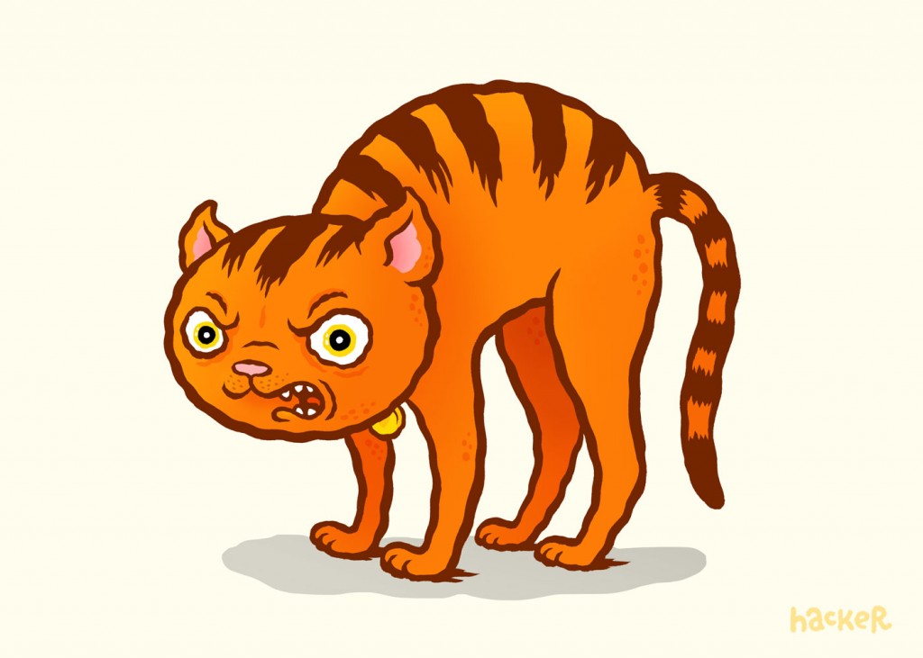 Cat Speak - Editorial illustration for GEOlino by Michael Hacker