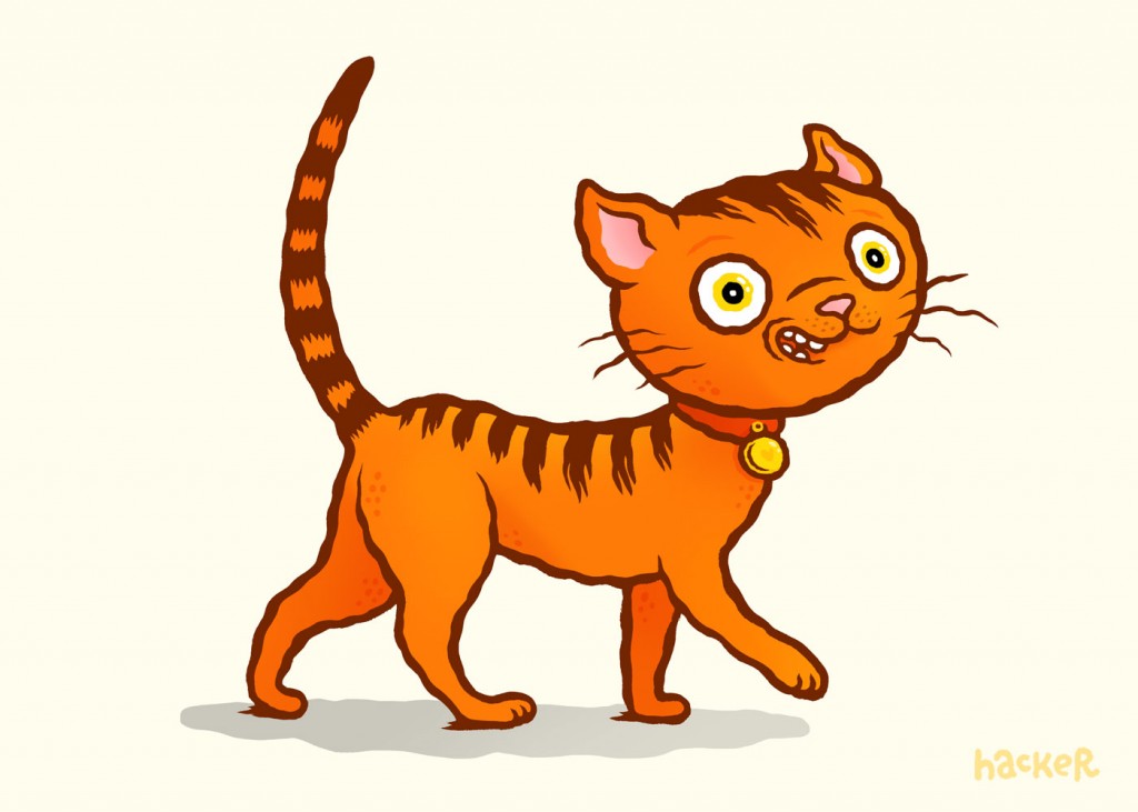 Cat Speak - Editorial illustration for GEOlino by Michael Hacker