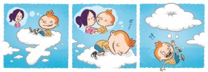 First Love comic by Michael Hacker for GEOlino magazine