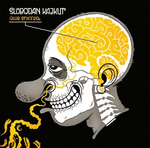Michael Hacker record cover for Glue Sniffer by Slobodan Kajkut
