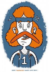 Michael Hacker Great moustaches always come back illustration
