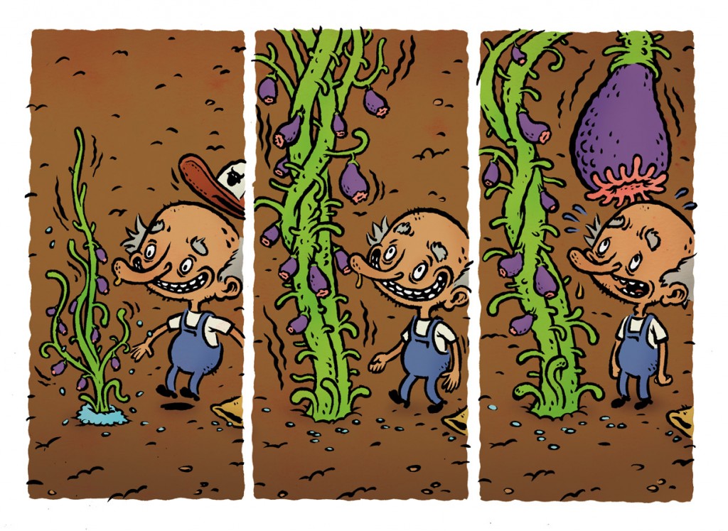 Nature Strikes Back - comic by Michael Hacker