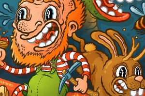 Nextcomic Festival poster by Michael Hacker