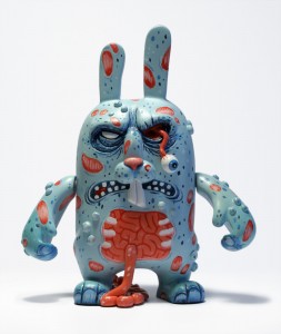 Zombie Rabbit toy by illustrator Michael Hacker