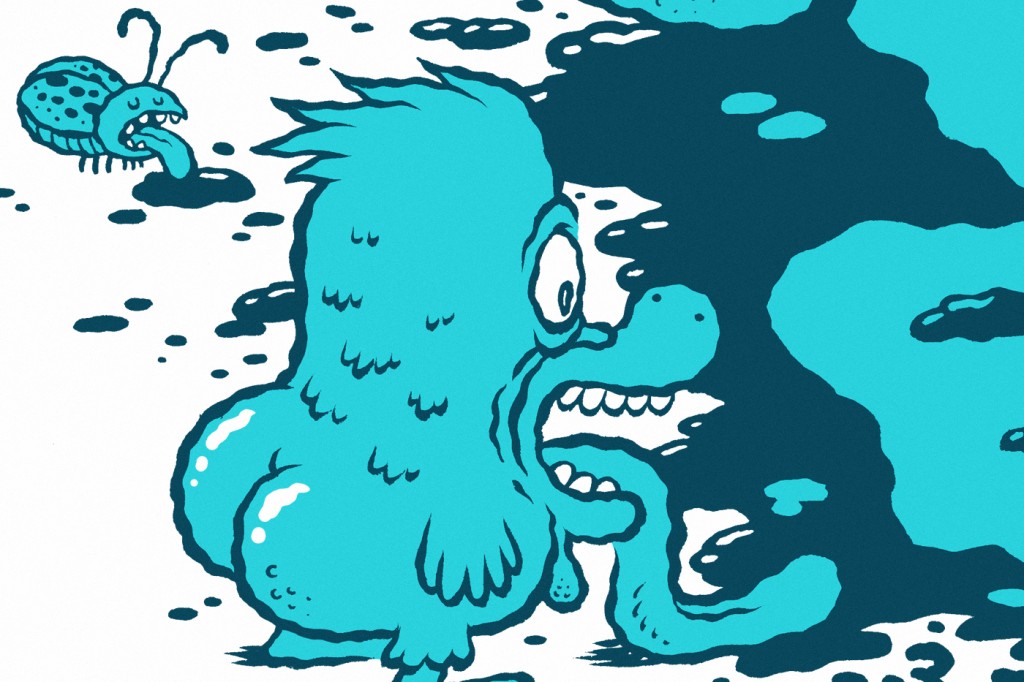 Michael Hacker Poolbar festival t-shirt