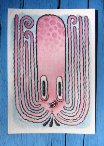 Octopus illustration by Michael Hacker