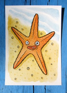 Starfish illustration by Michael Hacker