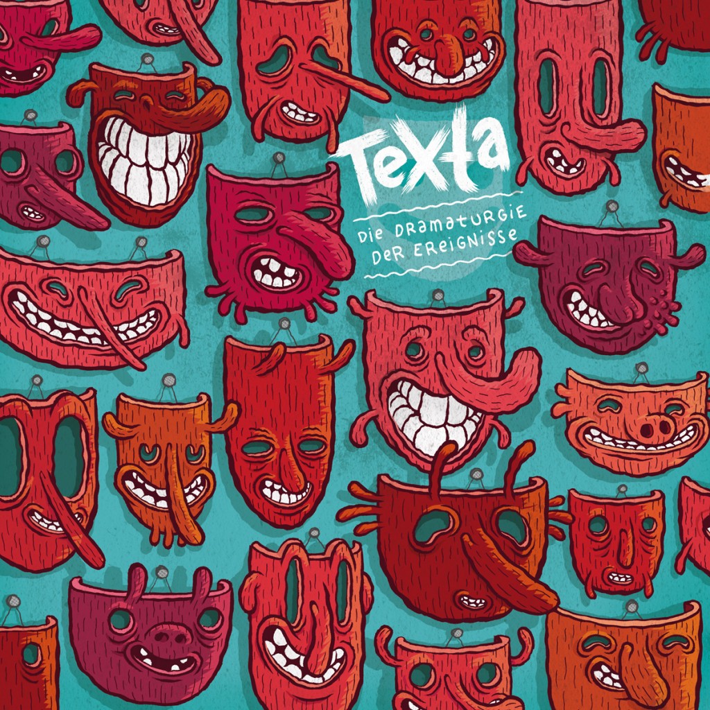 Michael Hacker Texta Dramaturgie der Ereignisse front cover Michael Hacker record cover for Texta