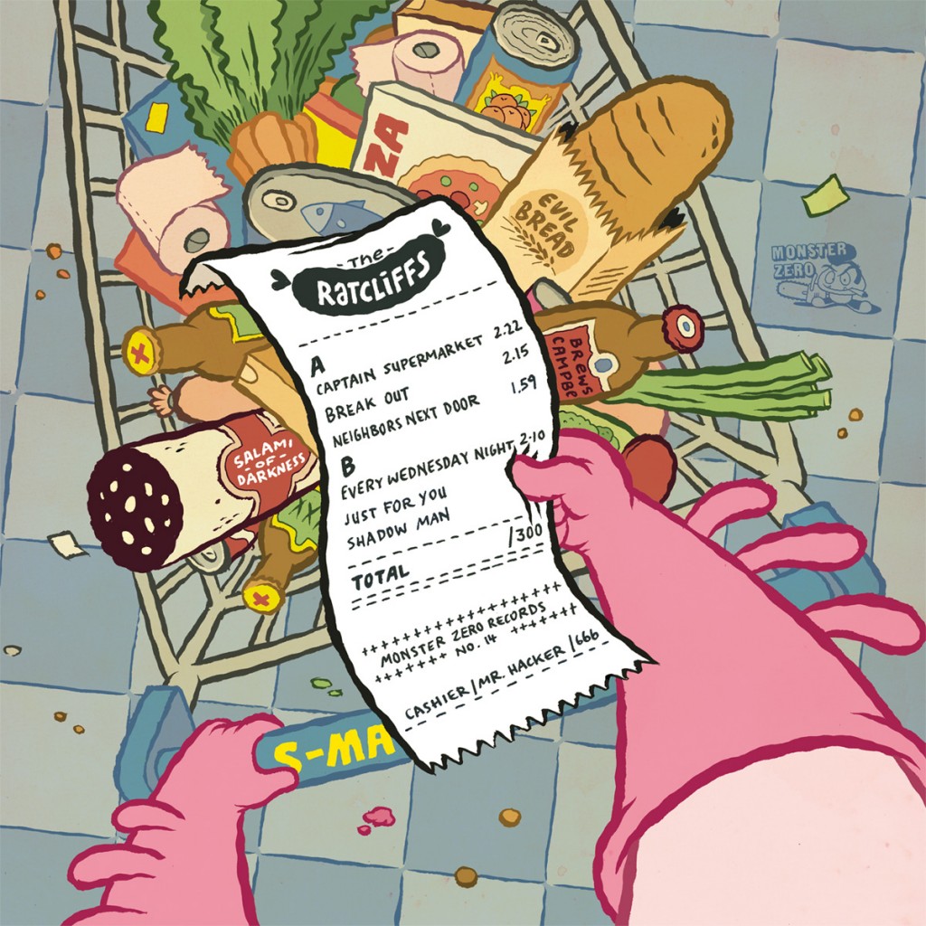 Record cover by Michael Hacker for The Ratcliffs Captain Supermarket