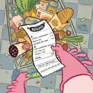Record cover by Michael Hacker for The Ratcliffs Captain Supermarket
