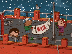 WUK poster illustration by Michael Hacker