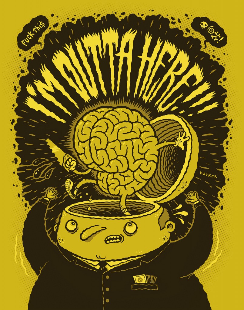 Business Brain illustration by Michael Hacker for 4560