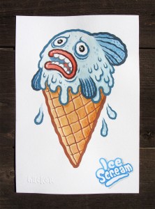 Fish flavoured ice cream - Ice Scream by Michael Hacker
