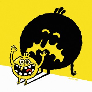 depression illustration by Michael Hacker