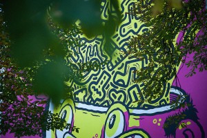 Mural at KAPU Linz by KRYOT and Michael Hacker
