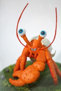 Michael Hacker Life After Death sculpture skullpture with crab