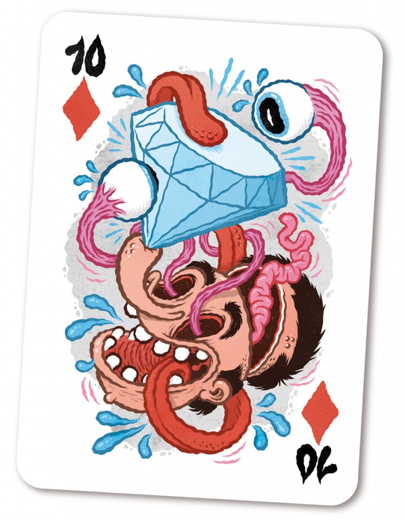 Illustration by Michael Hacker for Zeixs 52 Aces