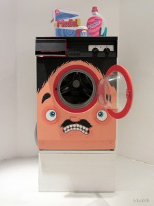 Brainwashing Machine by Michael Hacker for an exhibition at Das Gschwandner Wien